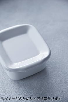 Amazon｜野田琺瑯(Nodahoro) 保存容器 ホーロー 耐熱 スクエア Lサイズ